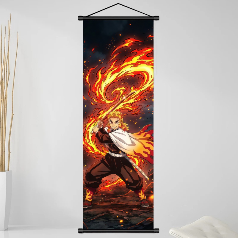 Demon Slayer Kyojuro Rengoku H - огляд і ціна Home Decor Rustic