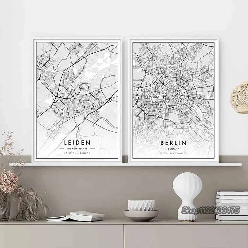 City Map Paris New York Canvas - огляд і ціна Home Decor New York