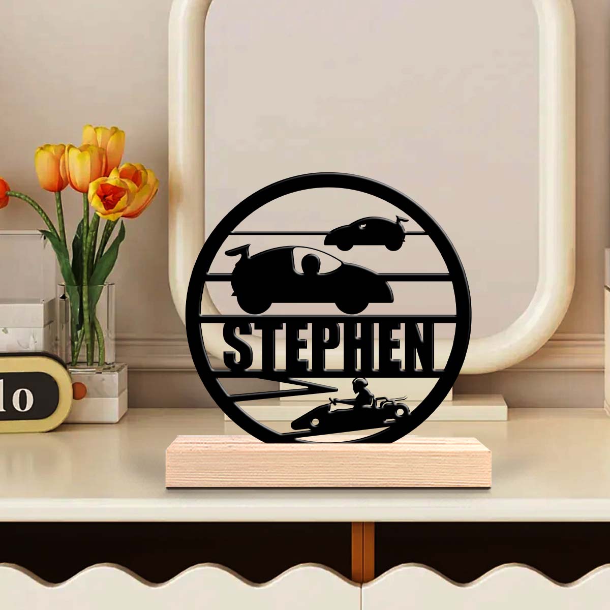 1pc Metal Ornaments with Custo - огляд і ціна Home Decor Names