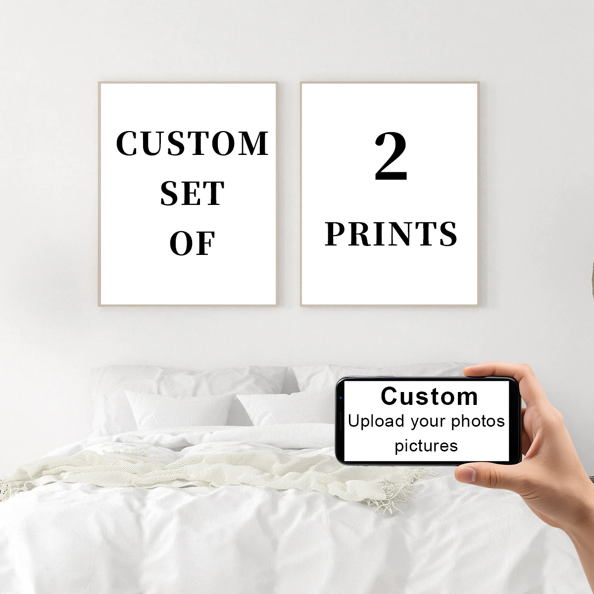 2pcs/set Custom Canvas Prints  - огляд і ціна Home Decor Kit