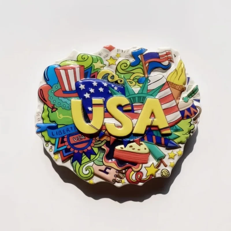 United States Fridge Stickers  - огляд і ціна Home Decor New York