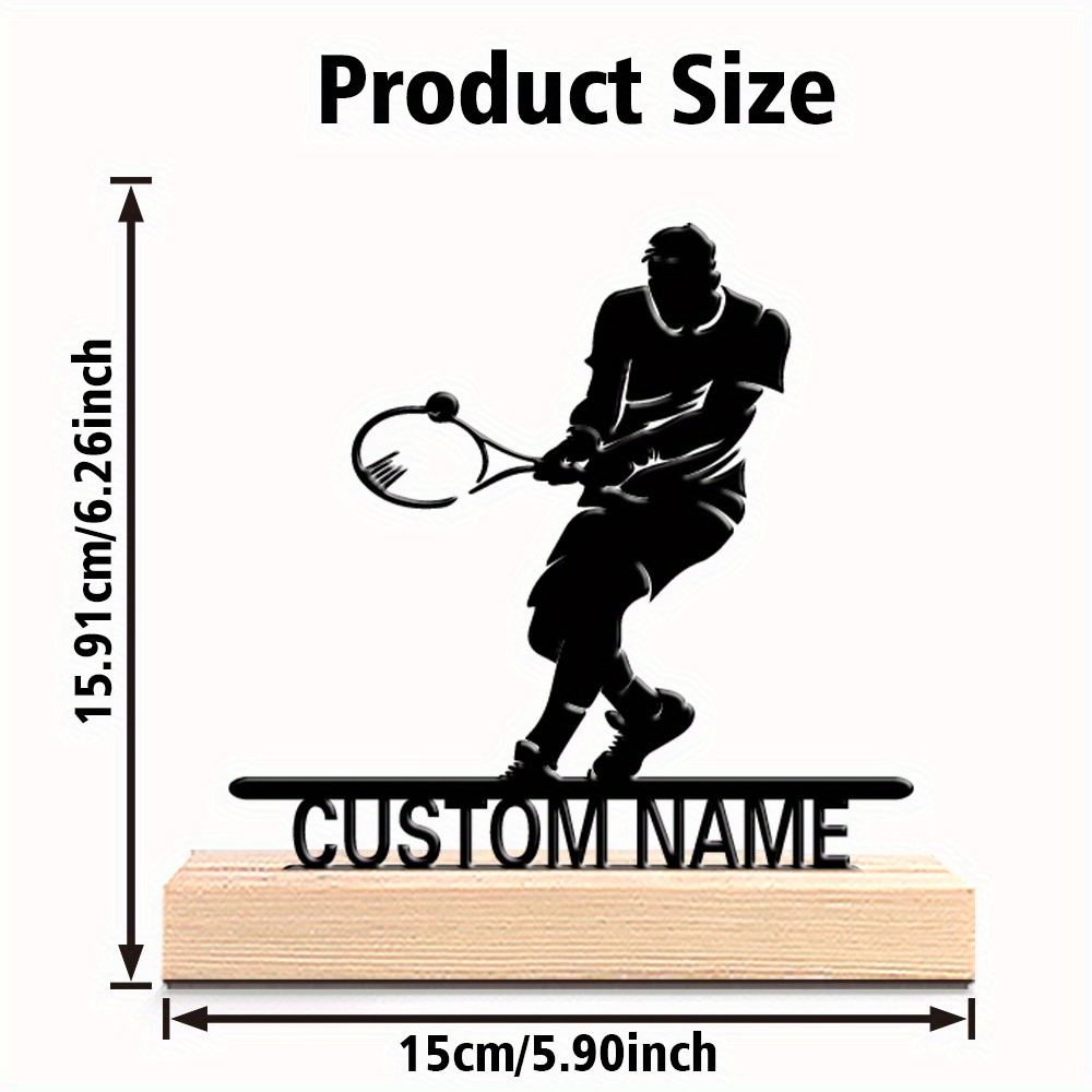 Personalized Tennis Player Met - огляд і ціна Home Decor Design Interior