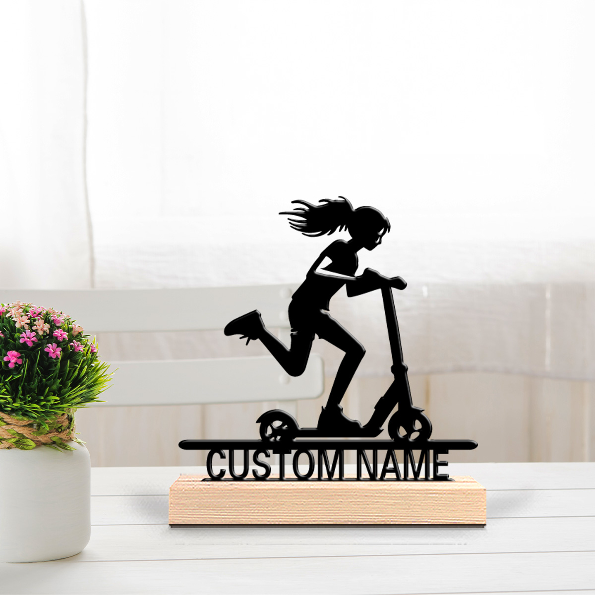 1pc scooter Custom Name Tin St - огляд і ціна Home Decor Names