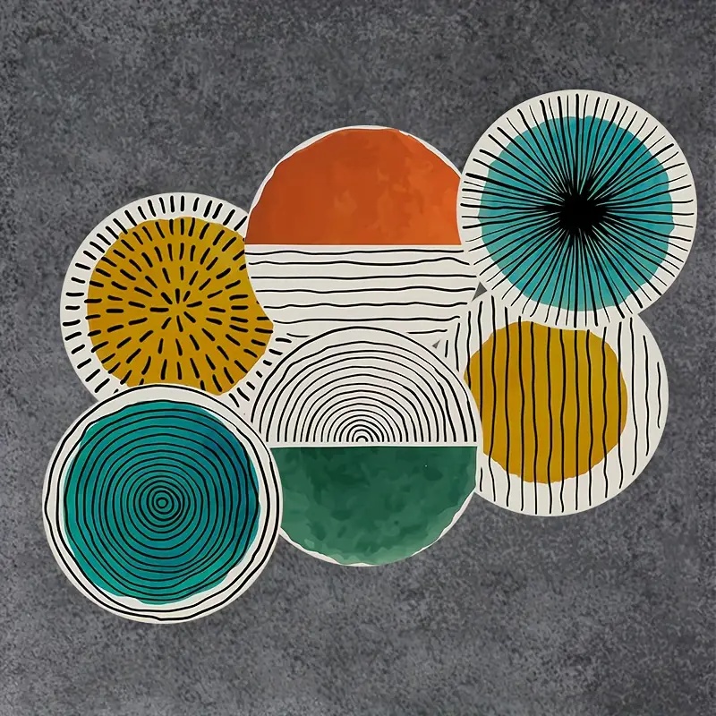 6 Pieces/Set of Circular Patte - огляд і ціна Home Decor Kit