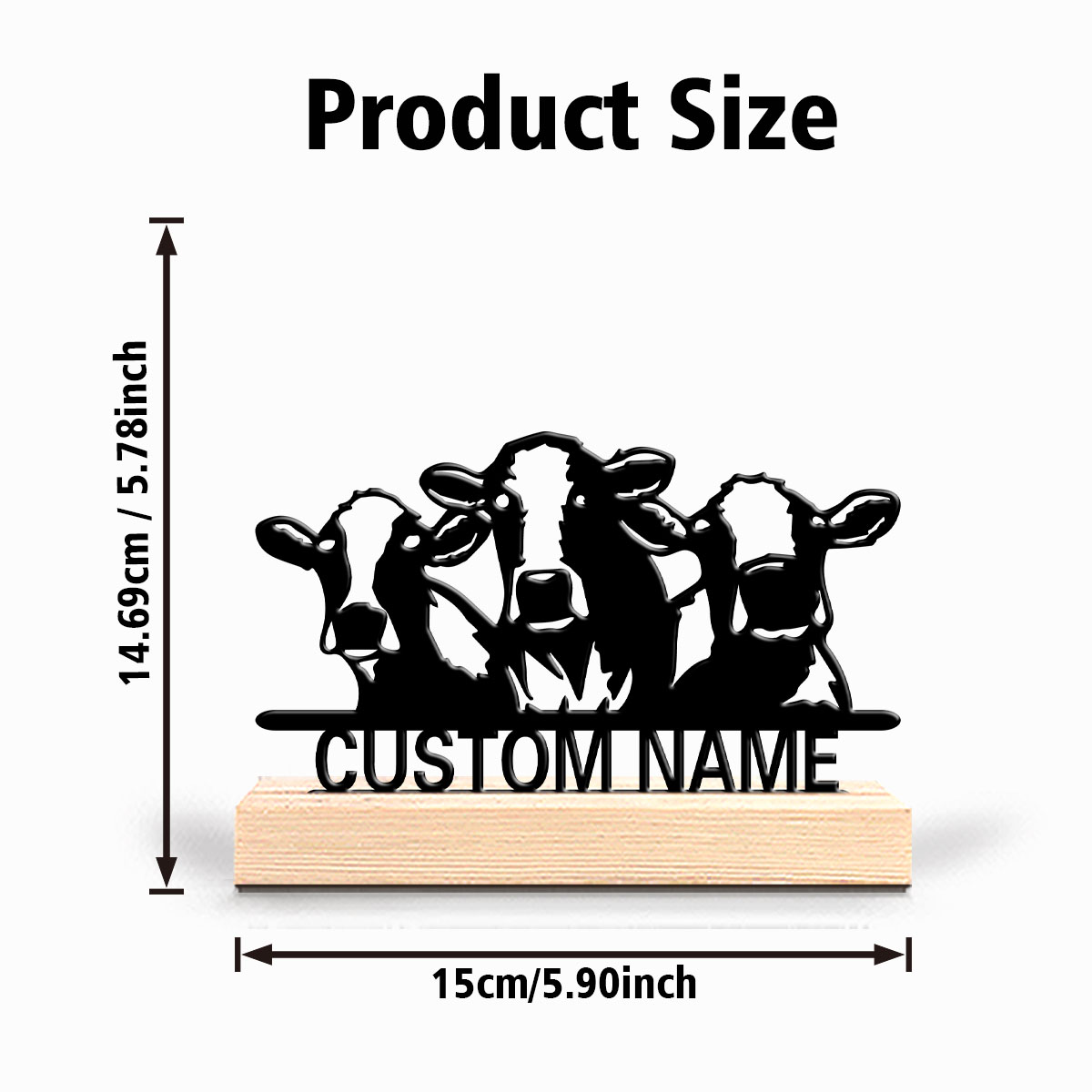 1pc Personalized Iron Desktop  - огляд і ціна Home Decor Names