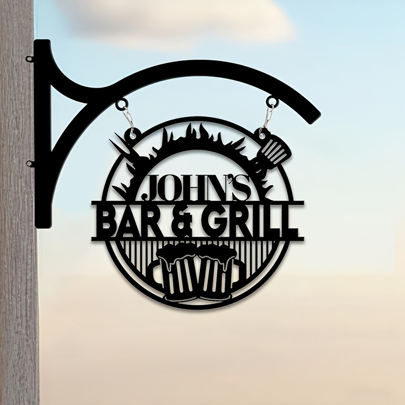 Customizable Wrought Iron Sign - огляд і ціна Home Decor Rustic