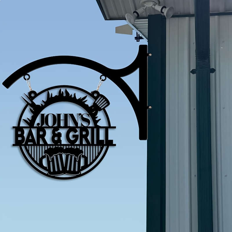 Customizable Wrought Iron Sign - огляд і ціна Home Decor Rustic