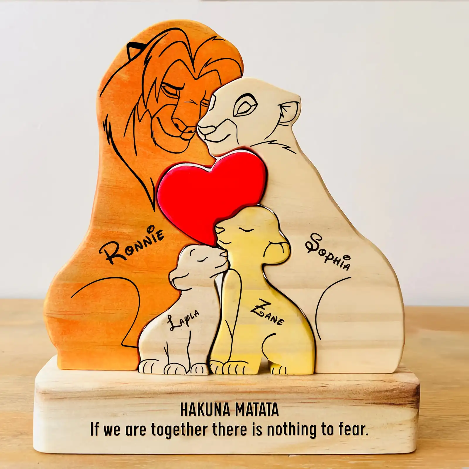 Art Wooden Family Puzzle Perso - огляд і ціна Home Decor Modern Organic
