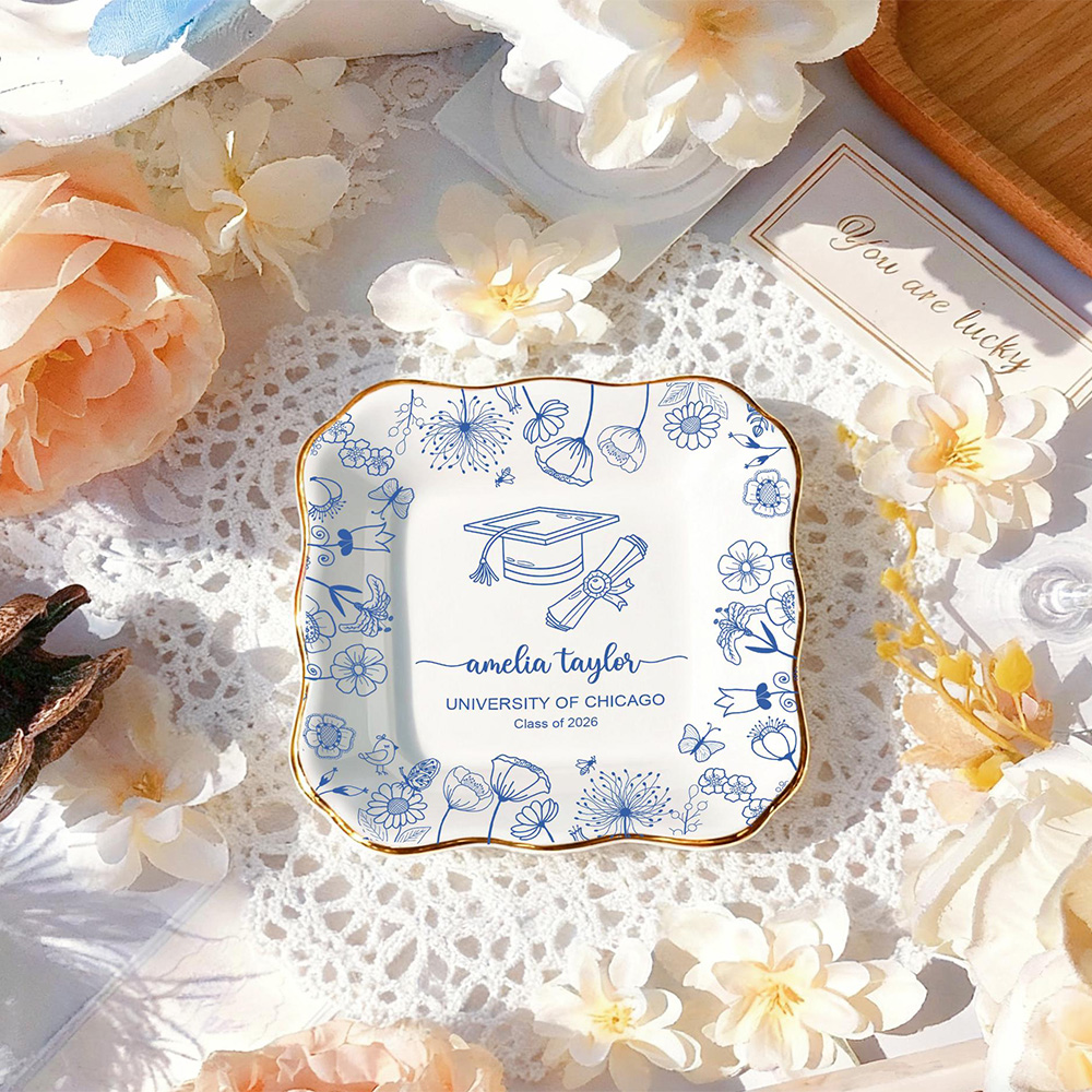 Personalised Bestie Photo Trin - огляд і ціна Ceramic Trinket Dish