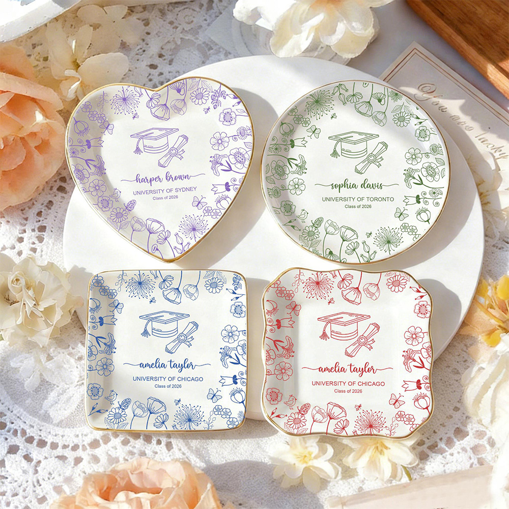 Personalised Bestie Photo Trin - огляд і ціна Ceramic Trinket Dish