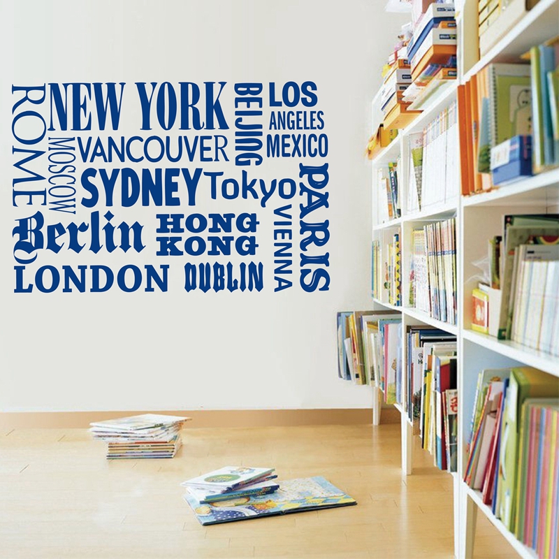 New York London Paris Quote wa - огляд і ціна Home Decor New York