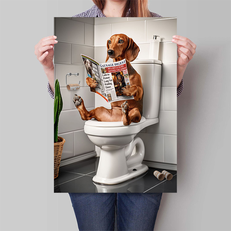 Goldendoodle Monkey Highland C - огляд і ціна Watercolor Poster Print