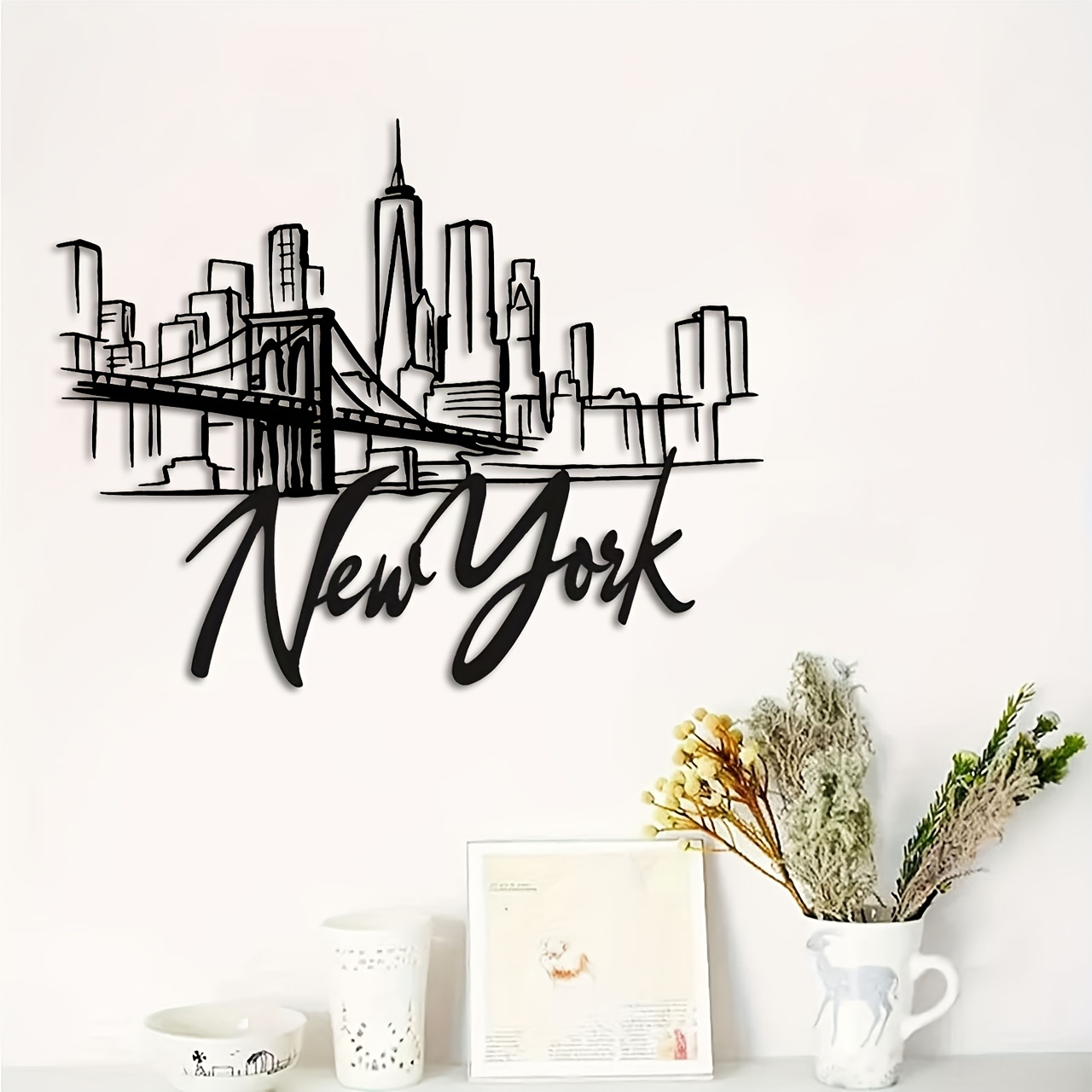 CIFBUY Metal Wall Art New York - огляд і ціна Home Decor New York