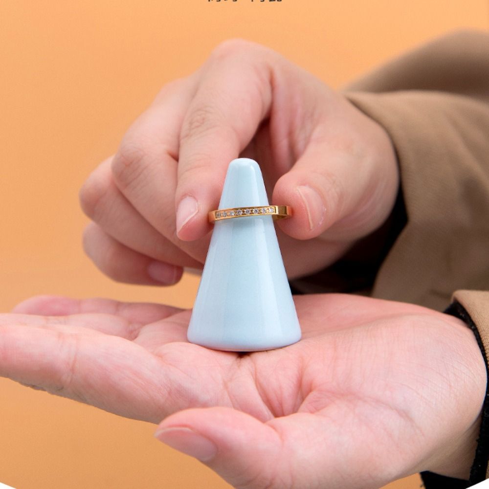 Jewelry Props Finger Shape Org - огляд і ціна Ceramic Trinket Dish